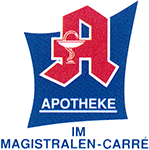 Logo der Apotheke im Magistralen-Carré
