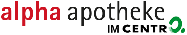 Logo der Alpha Apotheke im CentrO