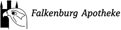 Logo der Falkenburg-Apotheke am Stadtwald