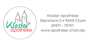 Logo der Kloster-Apotheke am Steinmarkt
