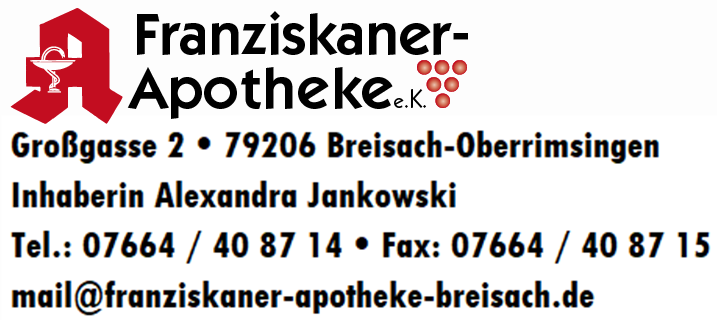 Logo der Franziskaner-Apotheke Oberrimsingen