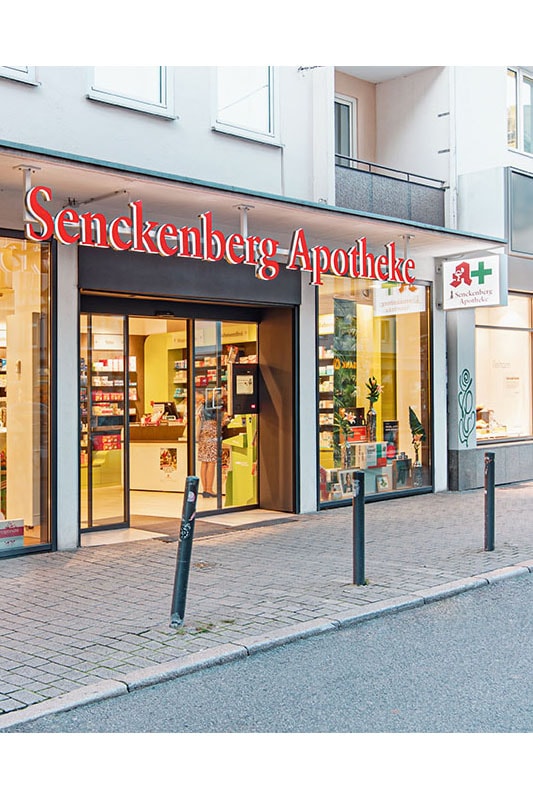 Herzlich willkommen in Ihrer Senckenberg Apotheke Frankfurt
