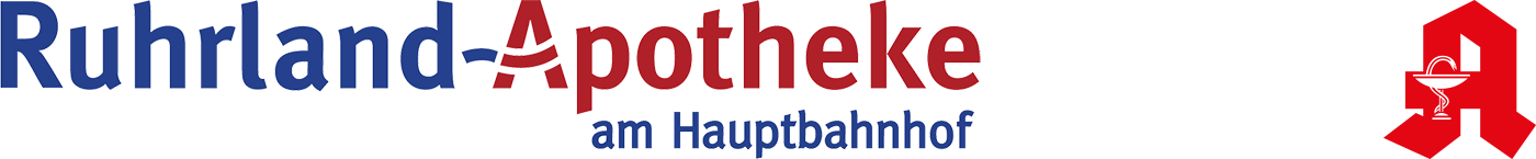 Logo der Ruhrland-Apotheke am Hbf.