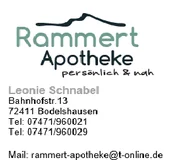 Logo Rammert-Apotheke Bodelshausen